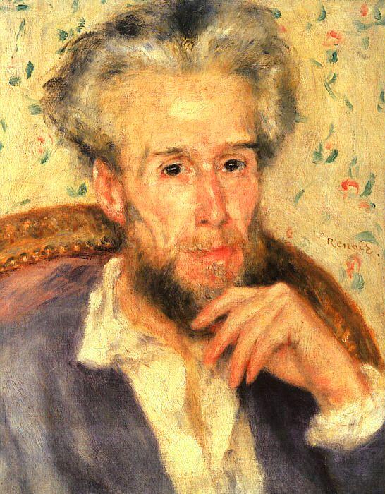 Pierre Renoir Portrait of Victor Chocquet Norge oil painting art